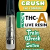 CRUSH THC COMPANY Pure THCa 1G carts Train Wreck