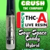 CRUSH THC COMPANY Pure THCa 1G carts Sour Space Candy