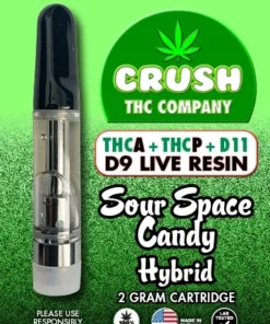 CRUSH THC COMPANY 2g Cartridge Sour Space Candy