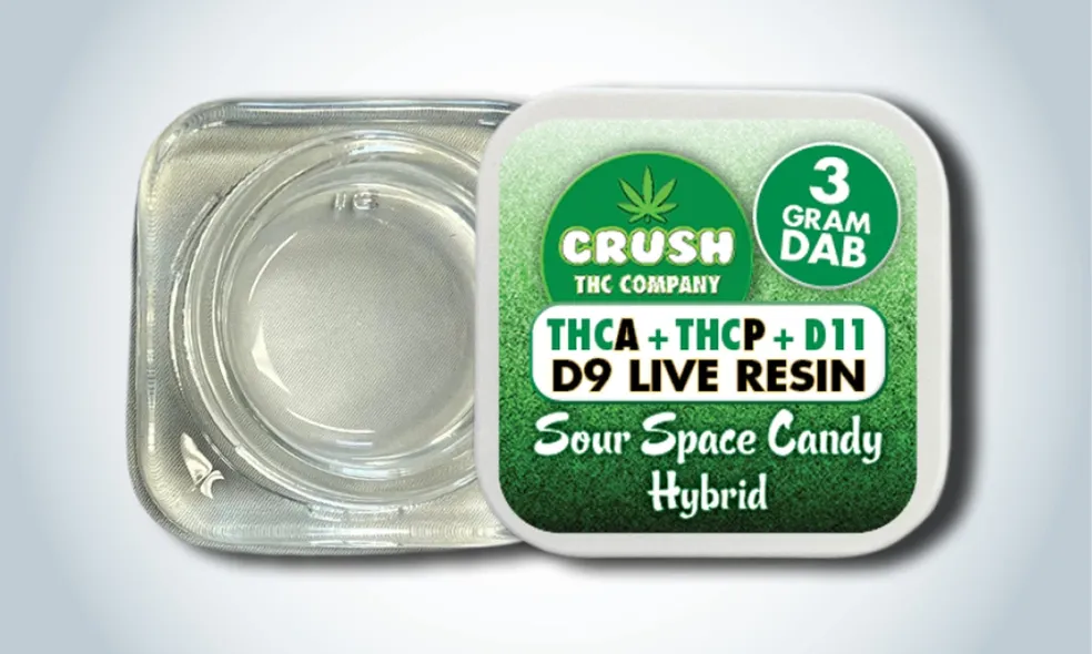 CRUSH THC COMPANY 3G Dab Sour Space Candy